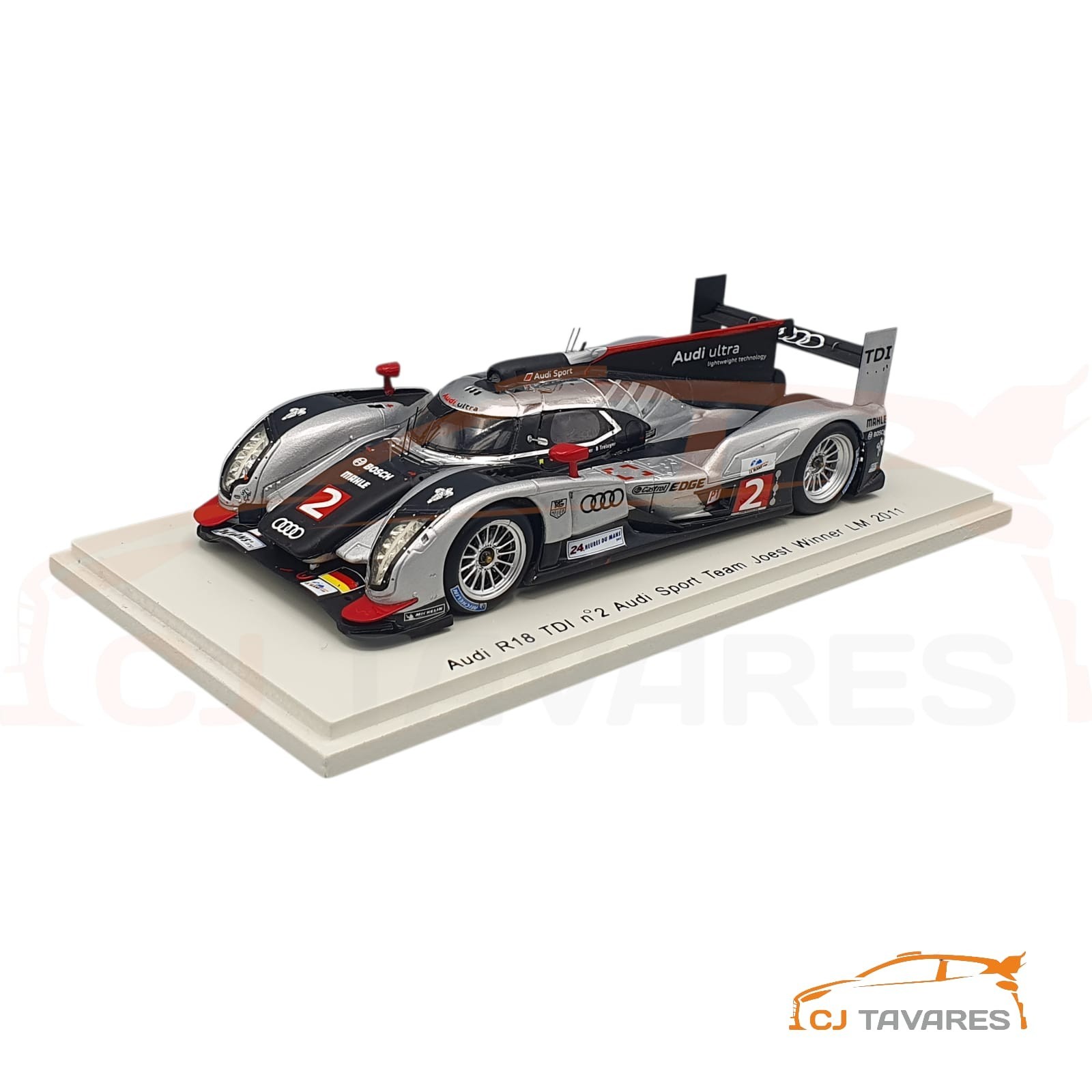 57-3274.jpg SPARK 43LM11 AUDI R18 TDI #2 M FASSLER - A LOTTERER B TRELUYER 24H LE MANS 1/43 - Image 1