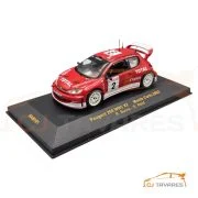 IXO RAM101 PEUGEOT 206 WRC #2 R BURNS - R REID RALLY MONTE CARLO 2003 1/43