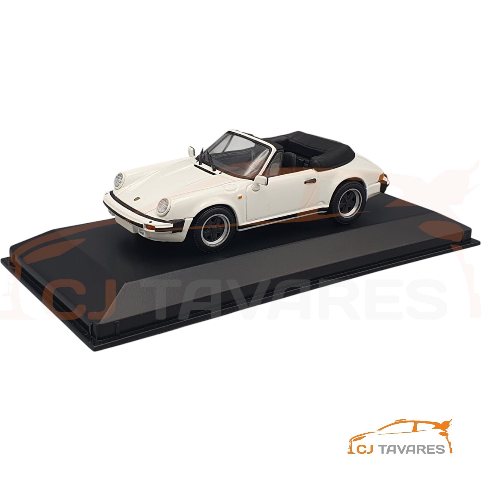 57-3488.jpg MINICHAMPS 430062030 PORSCHE 911 CARRERA CABRIOLET 1983 1/43 - Image 1
