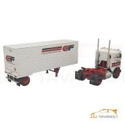 ALTAYA  WHITE FREIGHTLINER COE 1976 -   CONSOLIDATED FREIGHTWAYS 1/43 - Image 3