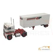 ALTAYA  WHITE FREIGHTLINER COE 1976 -   CONSOLIDATED FREIGHTWAYS 1/43 - Image 4