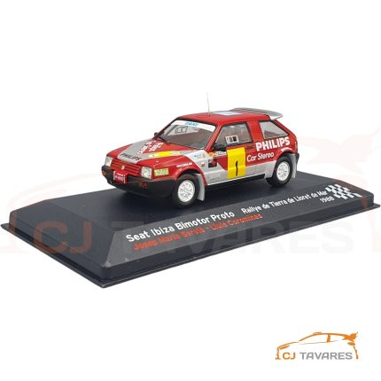 ALTAYA  SEAT IBIZA BIMOTOR PROTO #1 RALLY DE TIERRA DE LLORET DE MAR 1988 1/43
