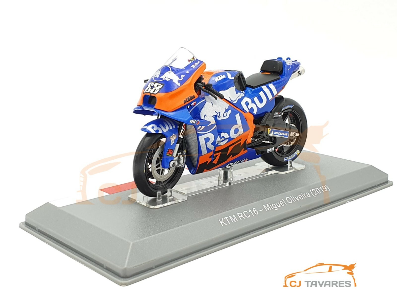 57-4504.jpg ALTAYA KTM RC16 #88 MIGUEL OLIVEIRA MOTO GP 2019 1/18 - Image 1