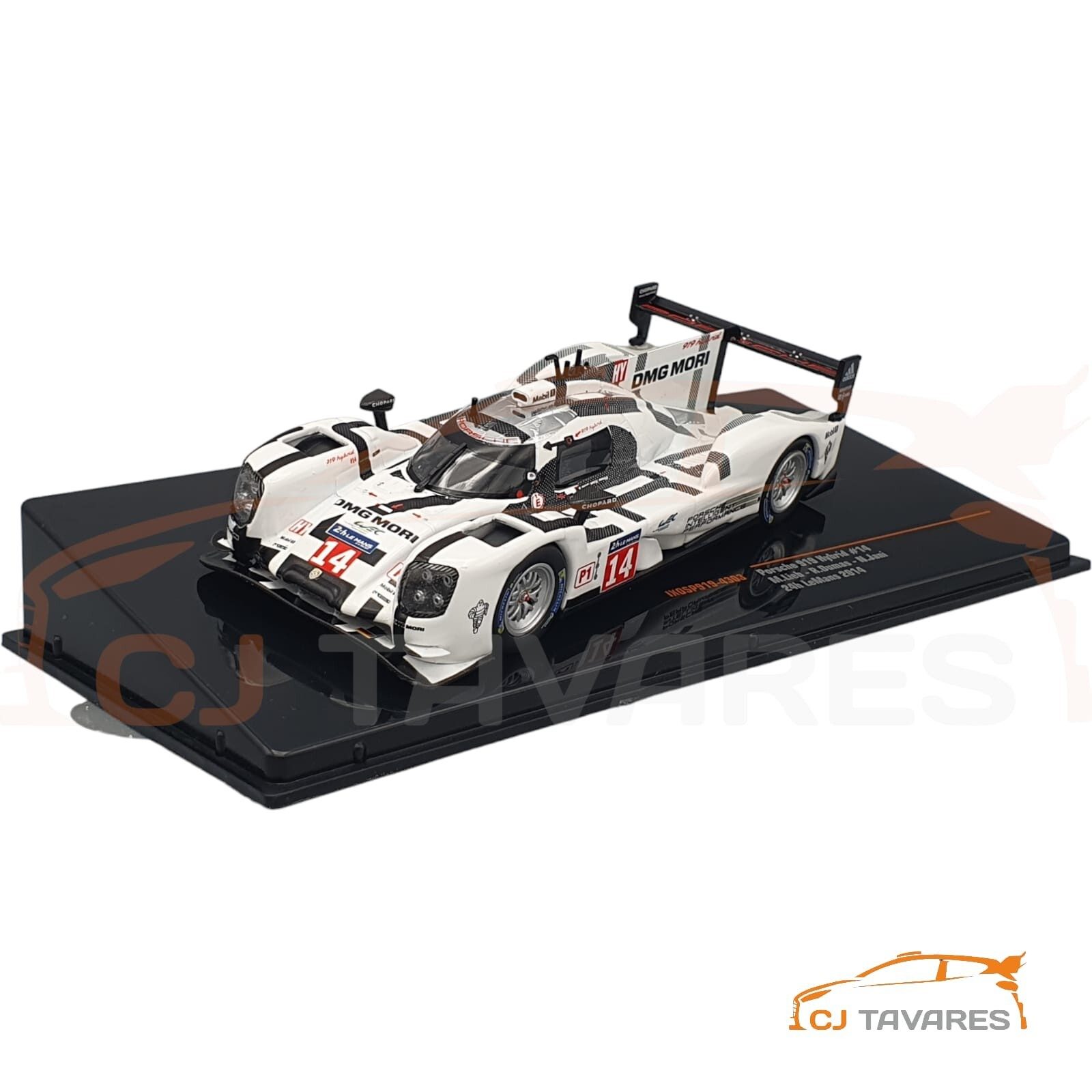57-4611.jpg IXO IXOSP919-4303 PORSCHE 919 HYBRID #14 24 H LE MANS 2014 1/43 - Image 1