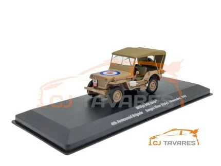 ALTAYA WILLYS MB JEEP - 4 th ARMOURED BRIGADE SANGRO RIVER ( ITALY) 1/43