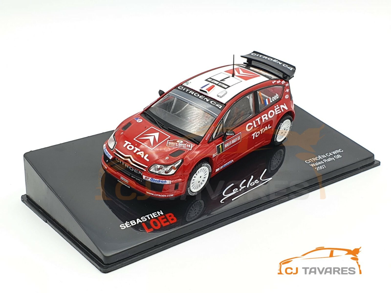 57-7429.jpg ALTAYA CITROEN C4 WRC #1 SEBASTIEN LOEB WALES RALLY GB 2007 1/43 - Image 1