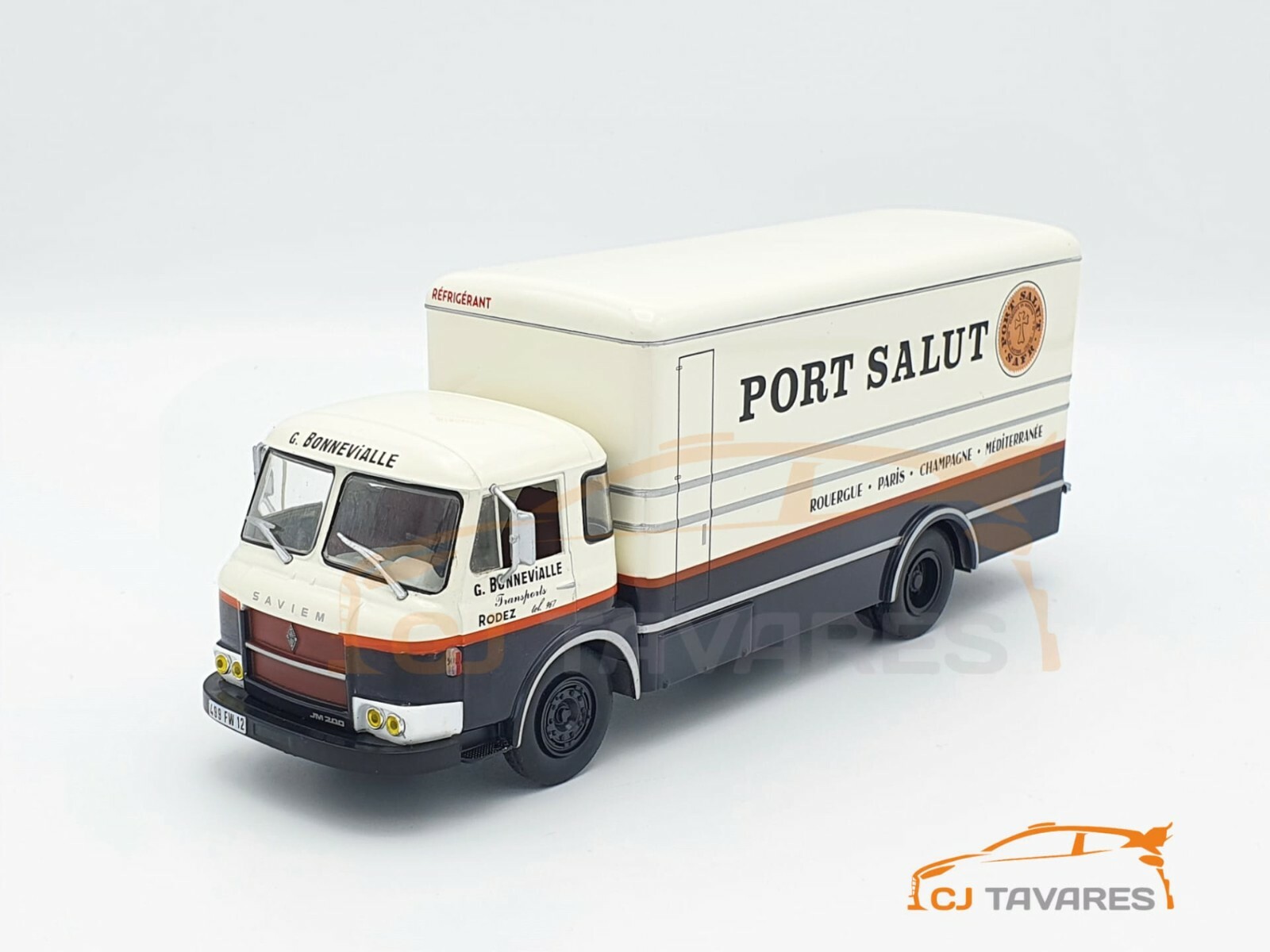 57-7496.jpg ALTAYA IXO SAVIEM JM200 PORT SALUT 1/43 - Image 1