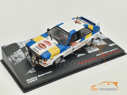 ALTAYA AUDI RALLYE QUATTRO #9 S. BLOMQVIST  RALLYE SANREMO 1982 1/43